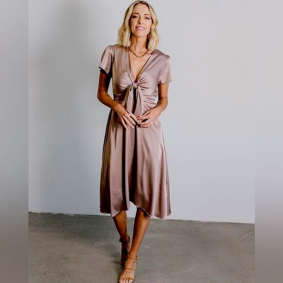 Baltic Born satin midi dress. - Picture 14 of 14